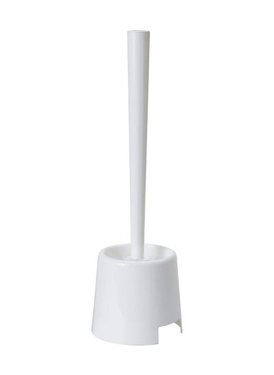 Buy Toilet Brush and Holder 13.7x4x2.5 inch White in Egypt