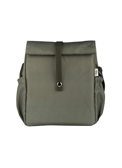 Buy Insulated Rollup Lunchbag Olive Green in UAE