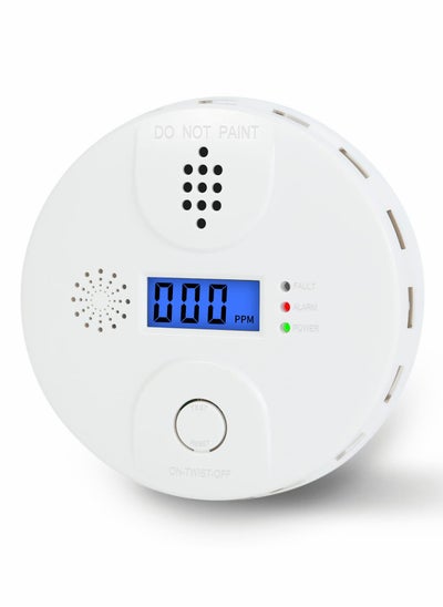 Buy Carbon Monoxide Alarm, Digital Display CO Detector Security CO Monoxide For Home Safety Battery Powered with LCD Display and Sound Warning for Home,School,Office in UAE