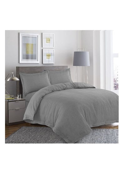 اشتري Orchard Exclusive (Grey) Queen Size Duvet Cover (225 x 245 + 30 Cm -Set of 1 Pc)  Cotton percale Weave, Soft and Luxurious, High Quality Bed linen -180 TC في الامارات