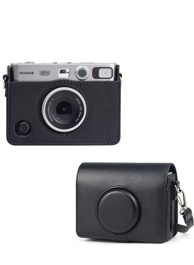 اشتري Fuji Mini EVO Camera Case - Compatible with Fuji Mini EVO, Adjustable Shoulder Strap, Black Lychee Texture, Horizontal Style for Ultimate Protection and Style. في السعودية