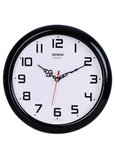 Buy Sonera Wall Clock -9241-Analog-Quartz- Black in Egypt