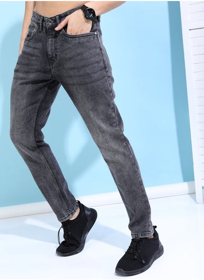 اشتري Mid Rise Light Fade Jeans with Pockets في السعودية