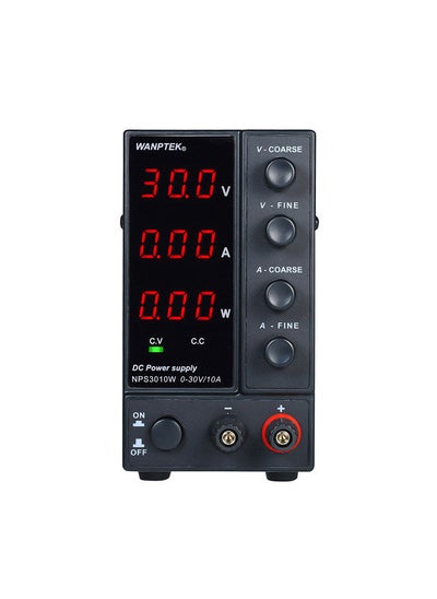 Buy wanptek NPS3010W 0-30V 0-10A Switching DC Power Supply 3 Digits Display LED High Precision Adjustable Mini Power Supply AC 115V/230V 50/60Hz Voltage & Current Regulated Dual Output in Saudi Arabia