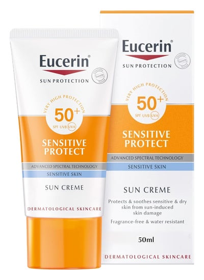 Buy Eucerin Sunscreen Cream SPF50+, 50 ml in Saudi Arabia