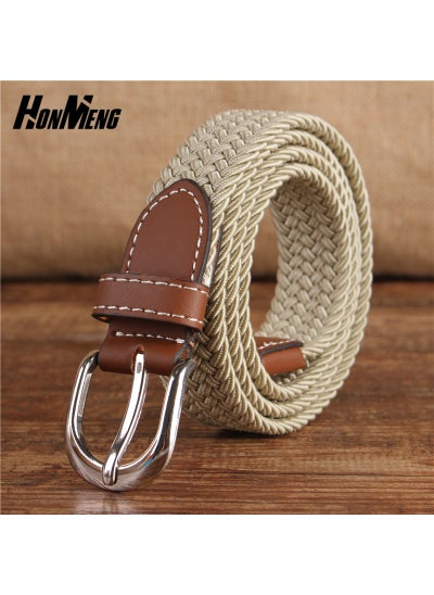 Buy 2.5cm Elastic Canvas Belt UnisexC2 C2 in UAE