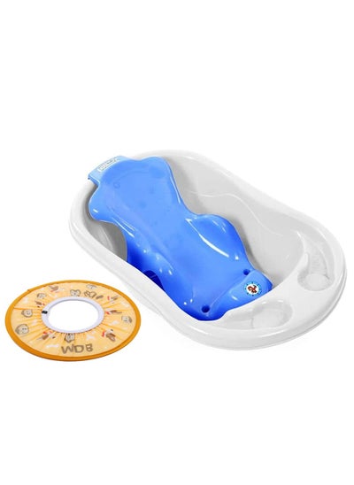 Buy Sunbaby Buy 2 Get 1 (Sunbaby Splash Bathtub, Baby Sling with Powder Puff Free) - Blue in UAE