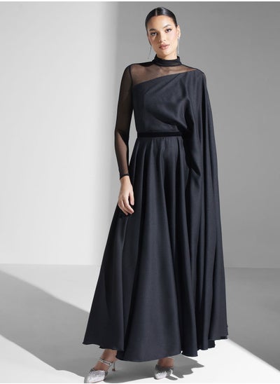 اشتري Split Sleeve Tiered Dress في الامارات