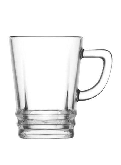 Buy 6 Piece Elegan Glass Cups 7.5 oz -Clear in Egypt