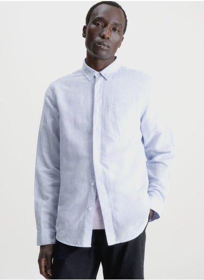 اشتري Linen Regular Fit Shirt في السعودية