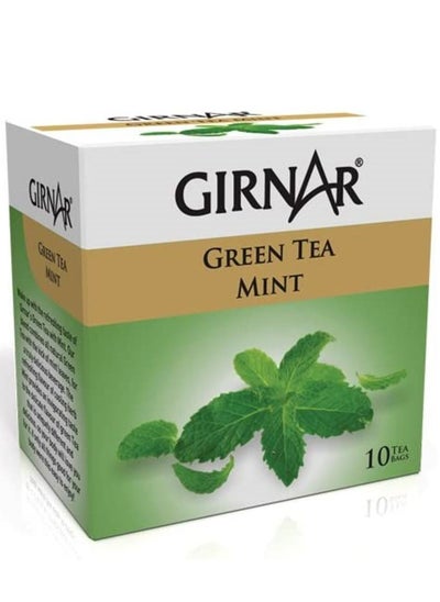 Buy Girnar Green Tea Mint (10 TeaBags) 12g in UAE