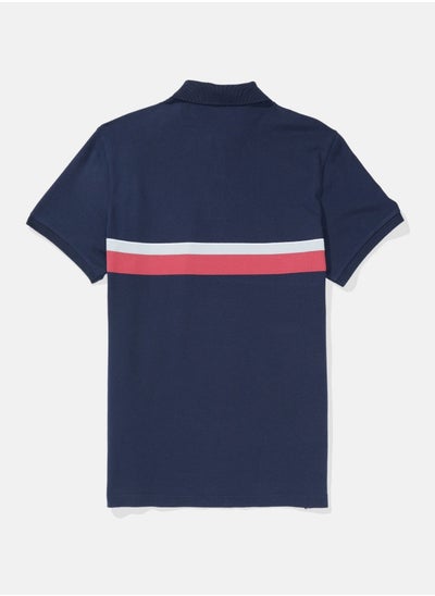 Buy AE Striped Polo Shirt in UAE