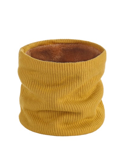 Buy Winter Couple Thickened Warm Neck GaiterYellow Yellow in UAE