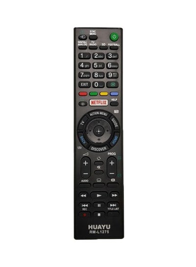 Buy Remote Control For Sony Smart TV Black/Red/Yellow in Saudi Arabia