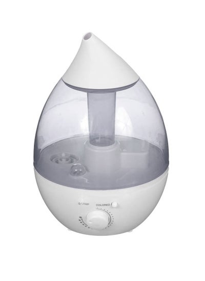 Buy Ultrasonic Humidifiers For Bedroom Top Fill 2.6L Supersized Cool Mist Humidifier With Oil Diffuser And Nightlight Quiet Ultrasonic Humidifiers For Home Large Room, Baby Nursery And Plants White in UAE