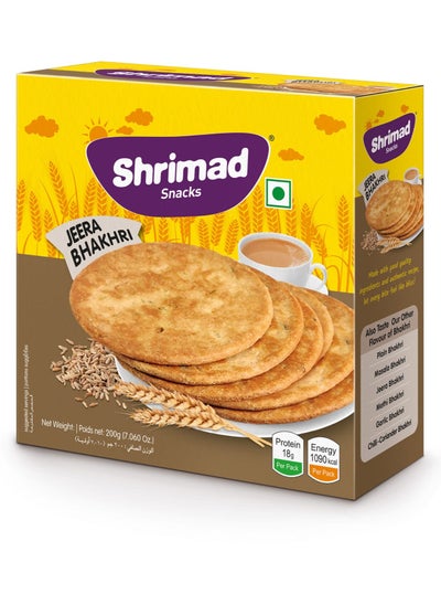 Buy Shrimad Jeera Bhakhri 200gm in UAE