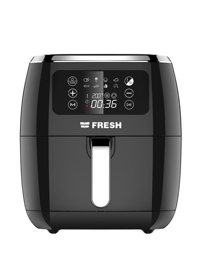 Buy Fresh Digital X-Large Air Fryer, 7 Liters, 1800W, Black - AFF-1800B in Egypt