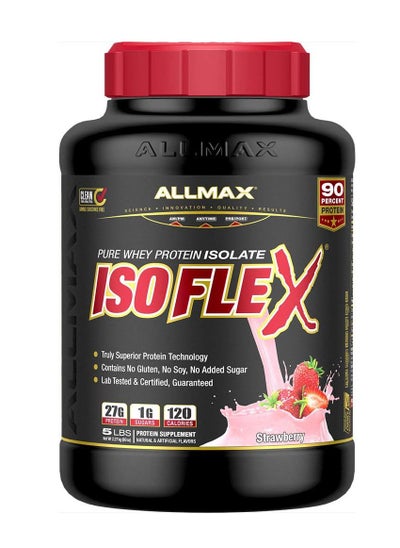 Buy Isoflex, Pure Whey Protein Isolate - Strawberry - (5 LB) in Saudi Arabia