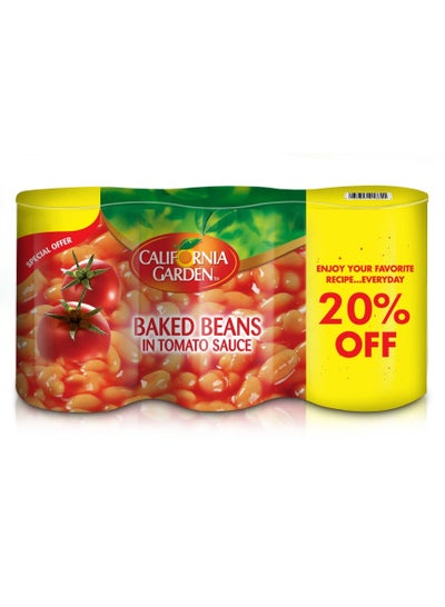 Buy Baked Beans Tomato Sauce 420grams Pack of 3 in UAE