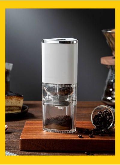 Buy Electric Coffee Grinder for Beans/Spices, 5 Size Settings-Coarse to Fine, Capacity for 4 Cups Coffee, Rechargeable Coffee Bean Grinder Spice Grinder for Espresso V60 Home Office Travel Camping in UAE