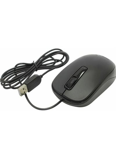 Buy Wired Mouse With 3 Handy Buttons Fast Moving Scroll Wheel and Optical Sensor Works on Most Surfaces Black in Saudi Arabia
