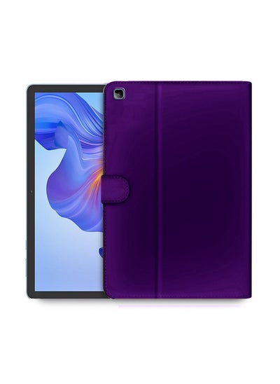 Buy High Quality Leather Smart Flip Case Cover With Magnetic Stand For Honor Pad X8 10.1 Inch 2022 / Pad X8 Lite 9.7 Inch 2022 Purple in Saudi Arabia