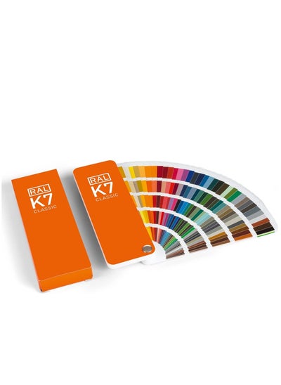 Buy RAL K7 Color Chart, 216 Colors, Gloss, 8 Languages in UAE