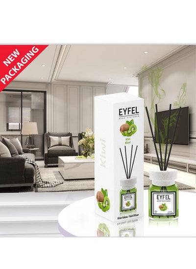 اشتري Eyfel Reed Diffuser Kiwi - Kivi Room Air Freshener 120ml في الامارات