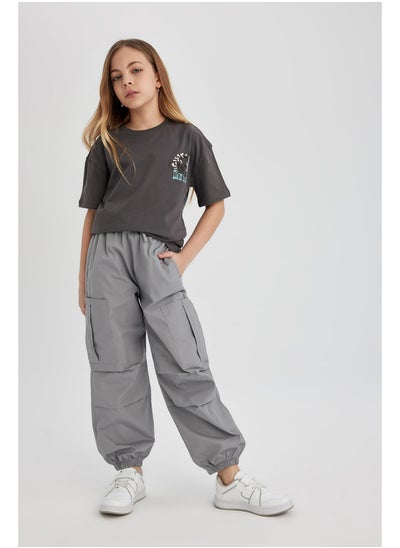 Buy Girl Parachute Cargo Woven Trousers in Egypt