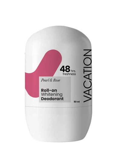 Buy Vacation Pearl & Rose Whitening Deodorant 50 Ml in Egypt