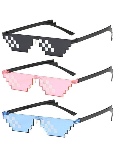 Buy 3-piece Funny Mosaic Polarized Sunglasses in UAE