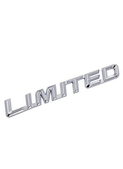 Buy Chrome Metal 3D Limited Edition Logo Car Sticker For Car Exterior in UAE