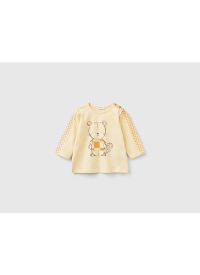 اشتري Optical t-shirt with teddy bear print في الامارات