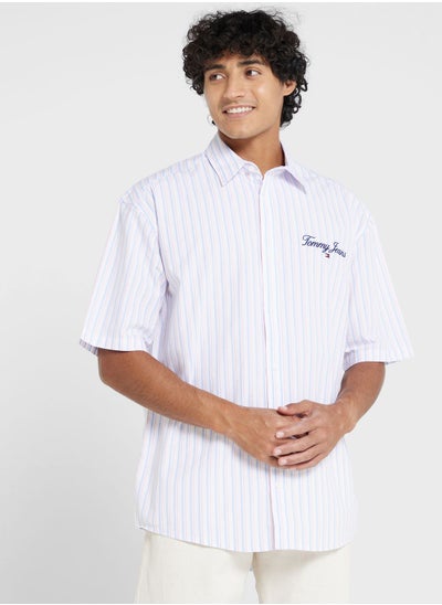 Buy Striped Relax Fit Shirt in Saudi Arabia