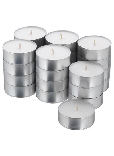 Buy Unscented Candle In Metal Cup in Saudi Arabia