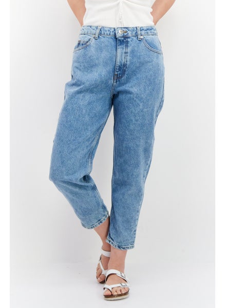 اشتري Women Petite Wash Non-Stretchable Jeans, Blue في السعودية