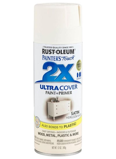 Buy Rust-Oleum Spray Paint Painters Touch 2X White 12oz in UAE