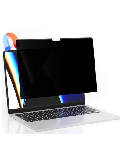 اشتري مرشح شاشة الخصوصية المغناطيسية لـ MacBook Pro 16 Ingen 2021 (M1 / M1 Max ، A2485 ، واقي توهج مضاد للضوء الأزرق قابل للإزالة متوافق مع جهاز كمبيوتر محمول من Apple Mac 16.2 ' في الامارات