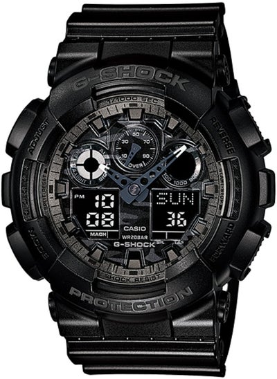 Buy Casio G-SHOCK GA-100CF-1A Camouflage Dial Black Analog-Digital 200m Men's Watch in Saudi Arabia