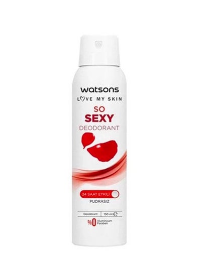 Buy Watsons So Sexy Deodorant 24 Hour Effective Spray 150 ml in Egypt