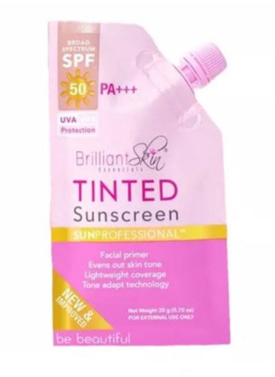 Buy Skin Essentials Tinted Sunscreen 20grams spf50 Sun Professional Facial Primer in UAE