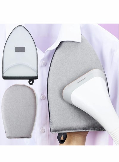 اشتري Steamer Glove 2 Pcs Heat Resistant Protective Ironing Glove with Finger Loop for Clothes في السعودية