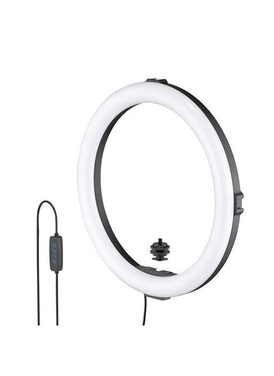 اشتري JOBY Beamo Ring Light 12" - Large LED Selfie Ring Light for Phones or Cameras with 3 Light Modes & 10 Brightness Levels, Mobile, Video, Vlogging, Live Stream, Content Creation, Makeup, Work from Home في الامارات