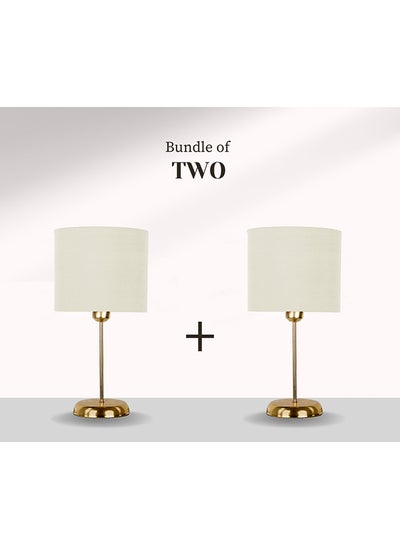 Buy Bundle Of Tavolo Gold Table Lamp - Beige in Egypt