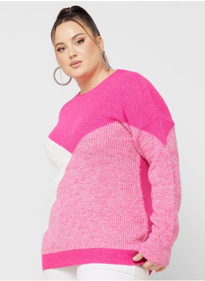 Buy Colorblock Sweater in UAE