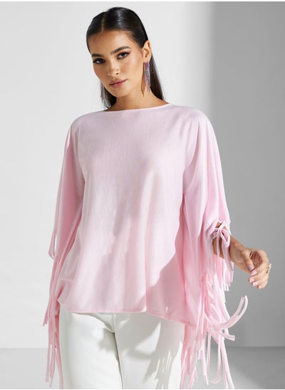 Buy Asymmetric Cape Sleeve Top in Saudi Arabia