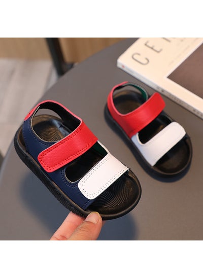 Buy 2024 New Boys Sandals 1-3-5 Years Breathable Soft Sole Beach ShoesRed Red in UAE