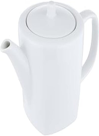 اشتري Royal Porcelain Medium Porcelain Teapot With Handle And Lid 10x10 cm - White في مصر