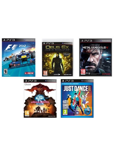 Buy PlayStation 3 Bundle Metal Gear Solid V Ground Zeroes - Deus Ex: Human Revolution - F1: 2012 Formula 1 - Just Dance 2017 - A Realm Reborn Final Fantasy in Saudi Arabia