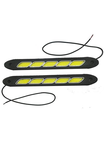 Buy Car Heater Fouling LED 5 Eye 40 LED Each Car LED All Cars Light White - Flexible Stick Folding Silicone Material Waterproof - Pack of 2 in Egypt